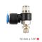 AIRCRAFT Flow Control Swiv. Elbow Pu 10mm X 1/4' M